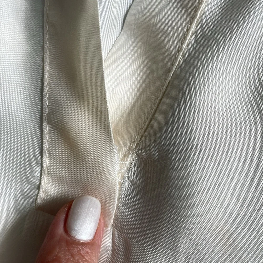 J. Crew Eco cupro-blend collared V-neck popover top - Picture 9 of 10